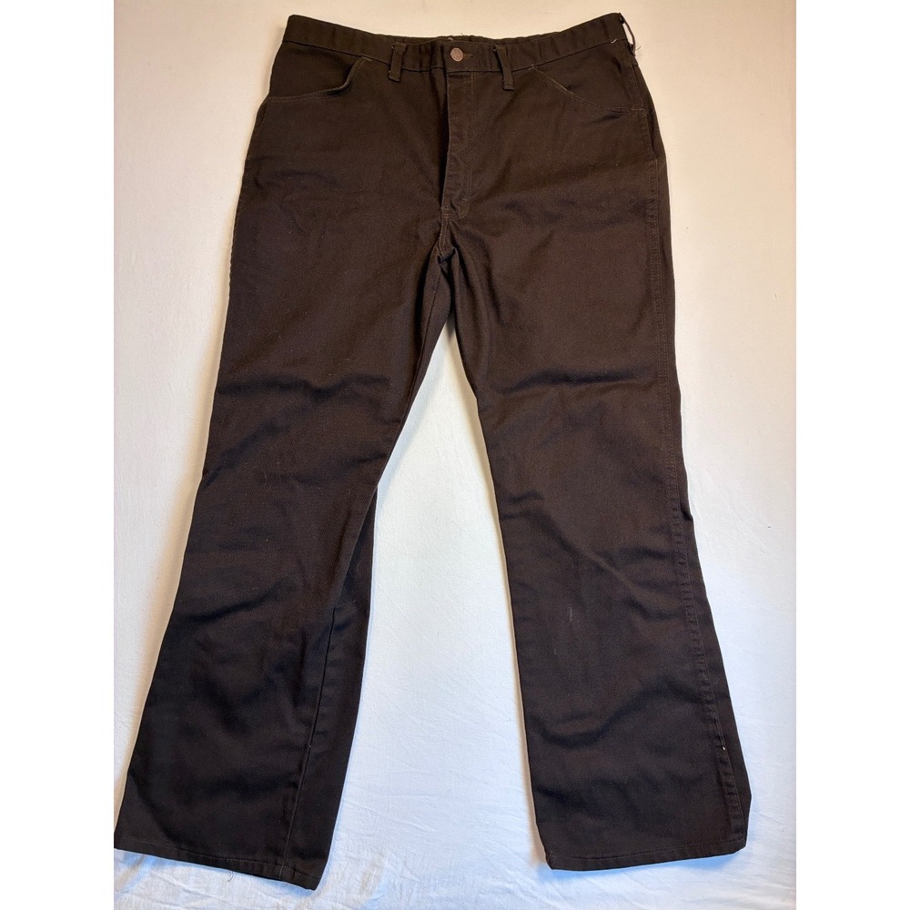 Dickies Men's Brown Pants 38x30 Five Pocket Chino Straight Leg